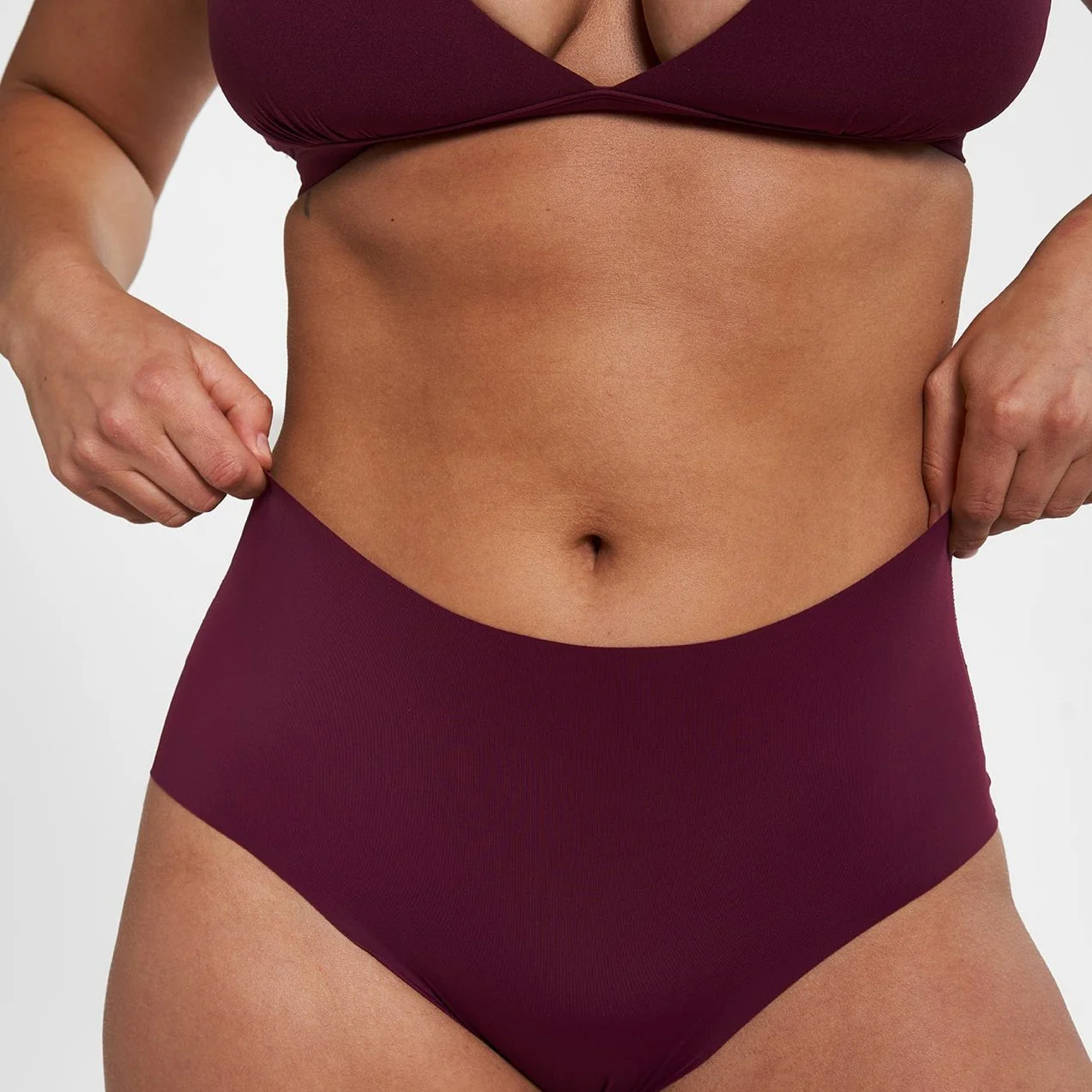 High-Rise Bikini Brief - Seamless Ultrasmooth 2.0 - Shiraz - Image 3