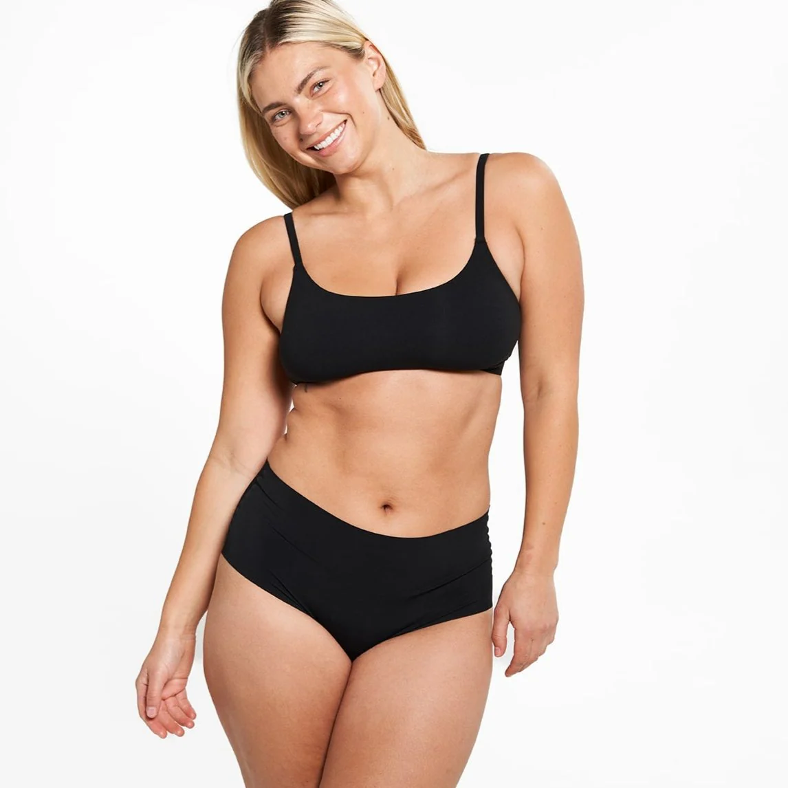 High-Rise Cheeky - Seamless Ultrasmooth 2.0 - Black - Image 5