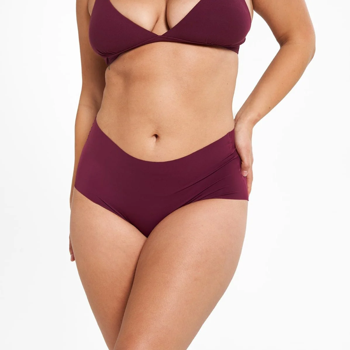 High-Rise Full Brief - Seamless Ultrasmooth 2.0 - Shiraz - Image 4