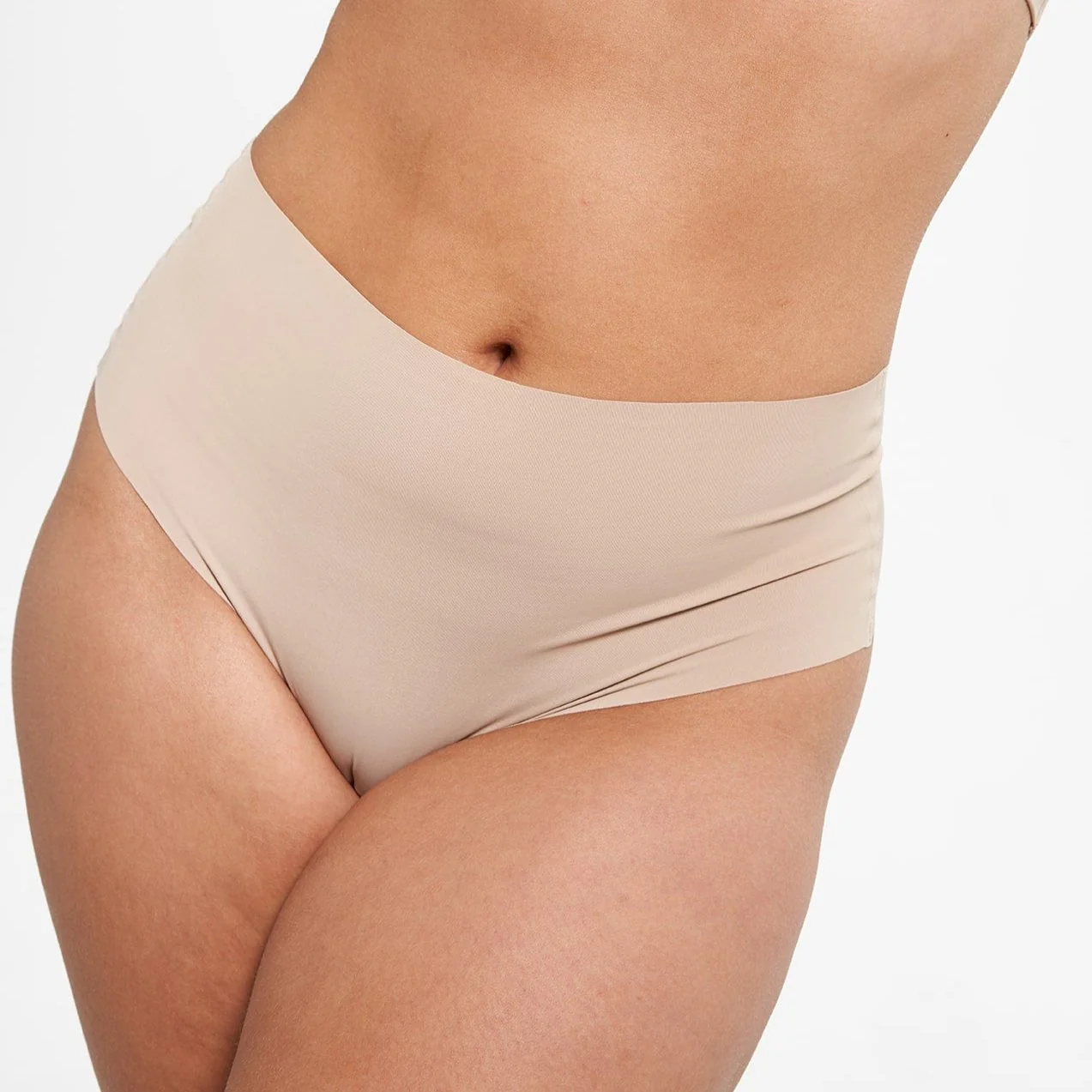 High-Rise Thong - Seamless Ultrasmooth 2.0 - Latte - Image 4