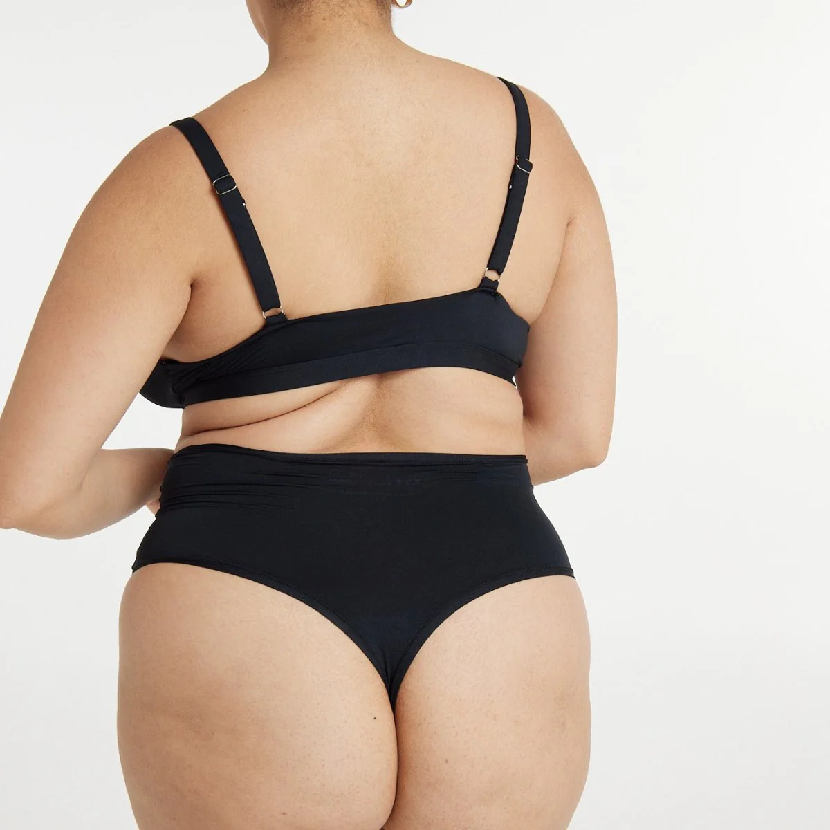 High-Rise Thong - Super Stretch - Black - Image 5