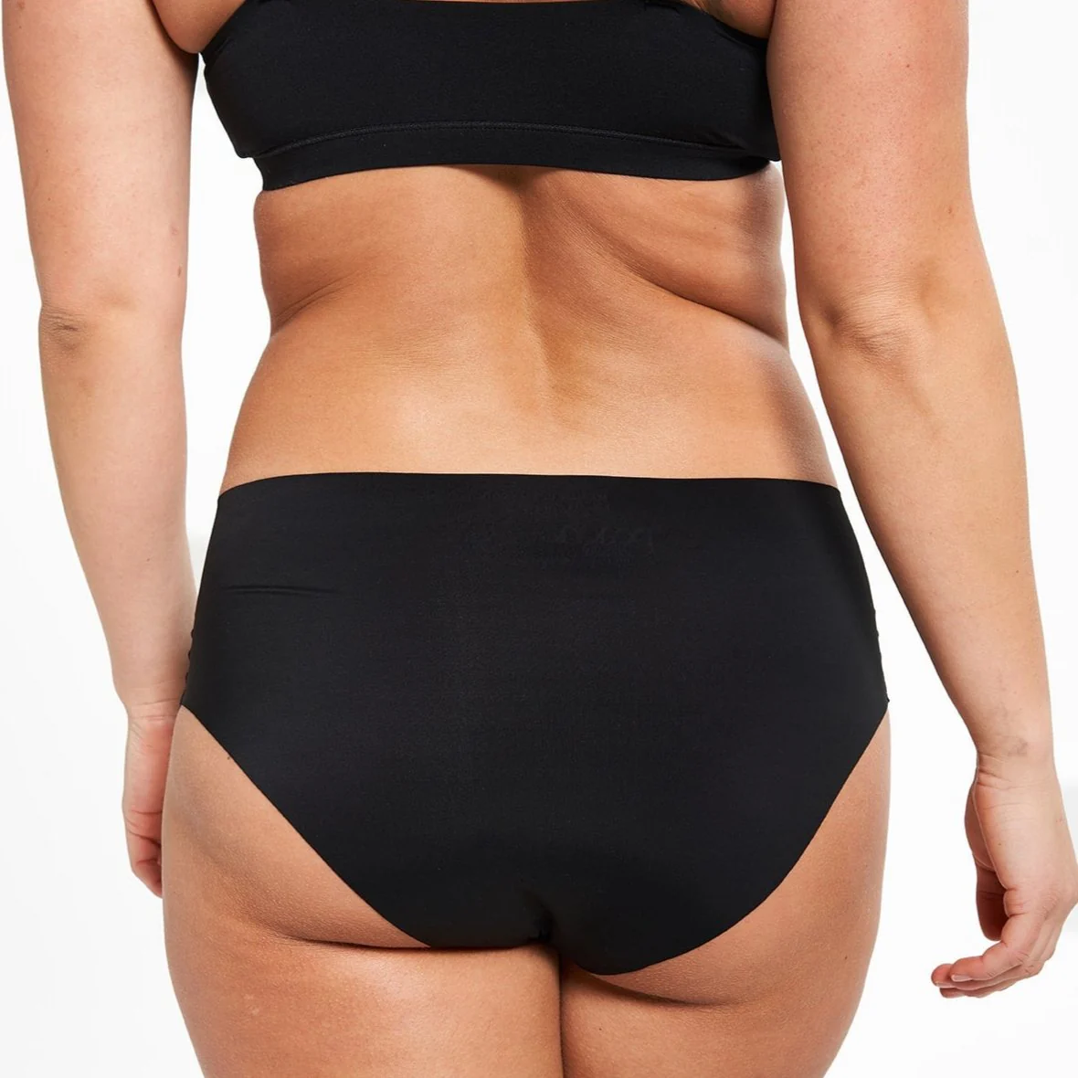 Mid-Rise Bikini Brief - Seamless Ultrasmooth 2.0 - Black - Image 3