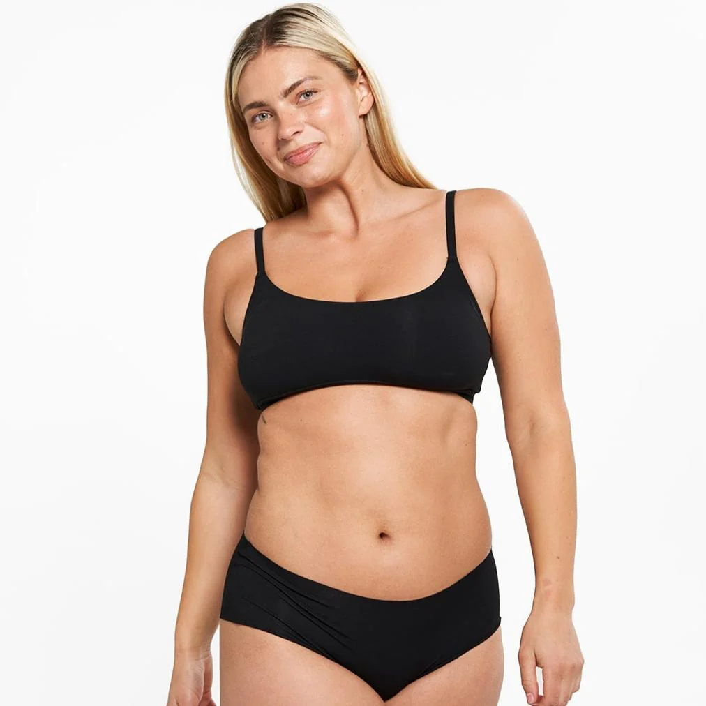 Mid-Rise Bikini - Seamless Eco 2.0 - Black - Image 4