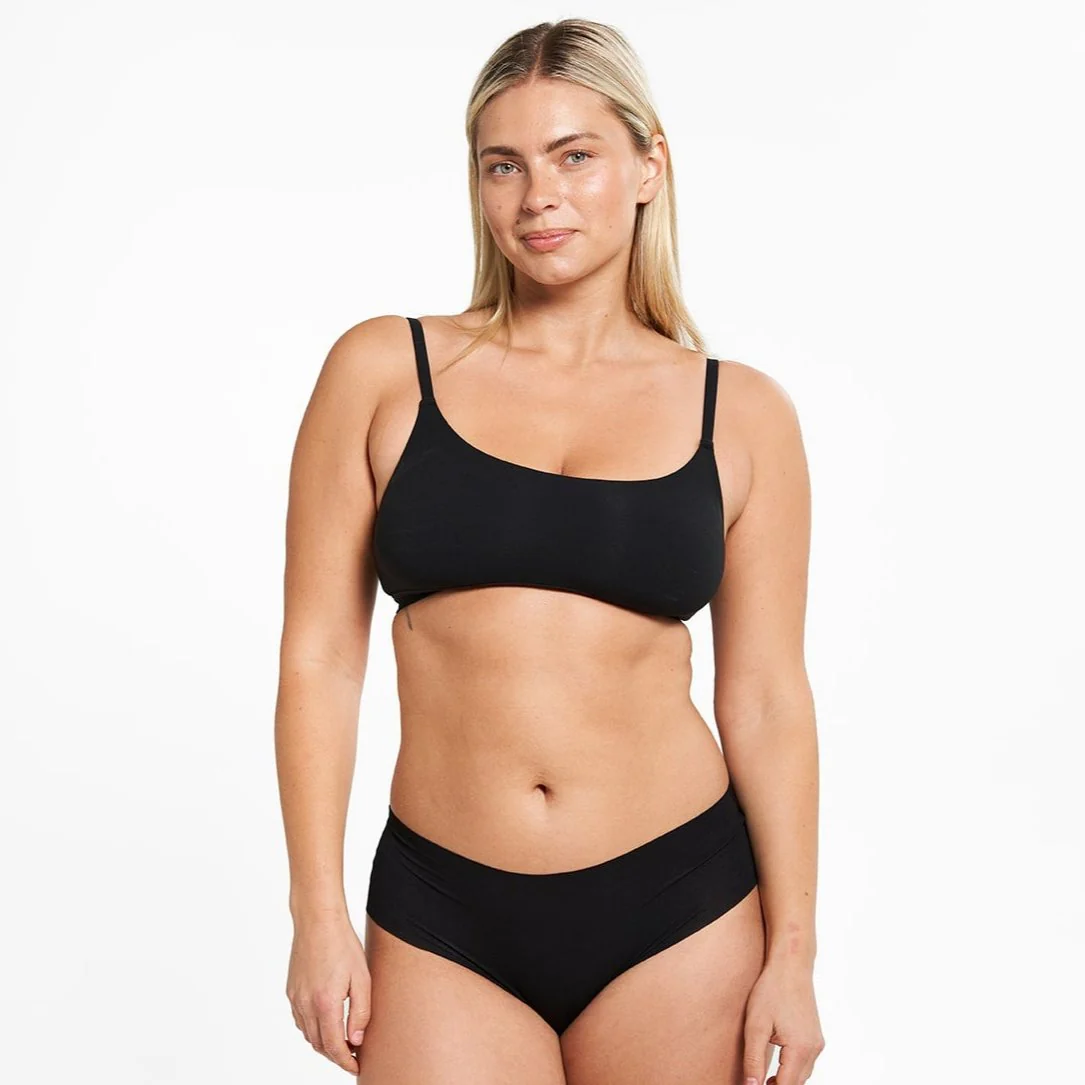 Mid-Rise Cheeky - Seamless Eco 2.0 - Black - Image 3
