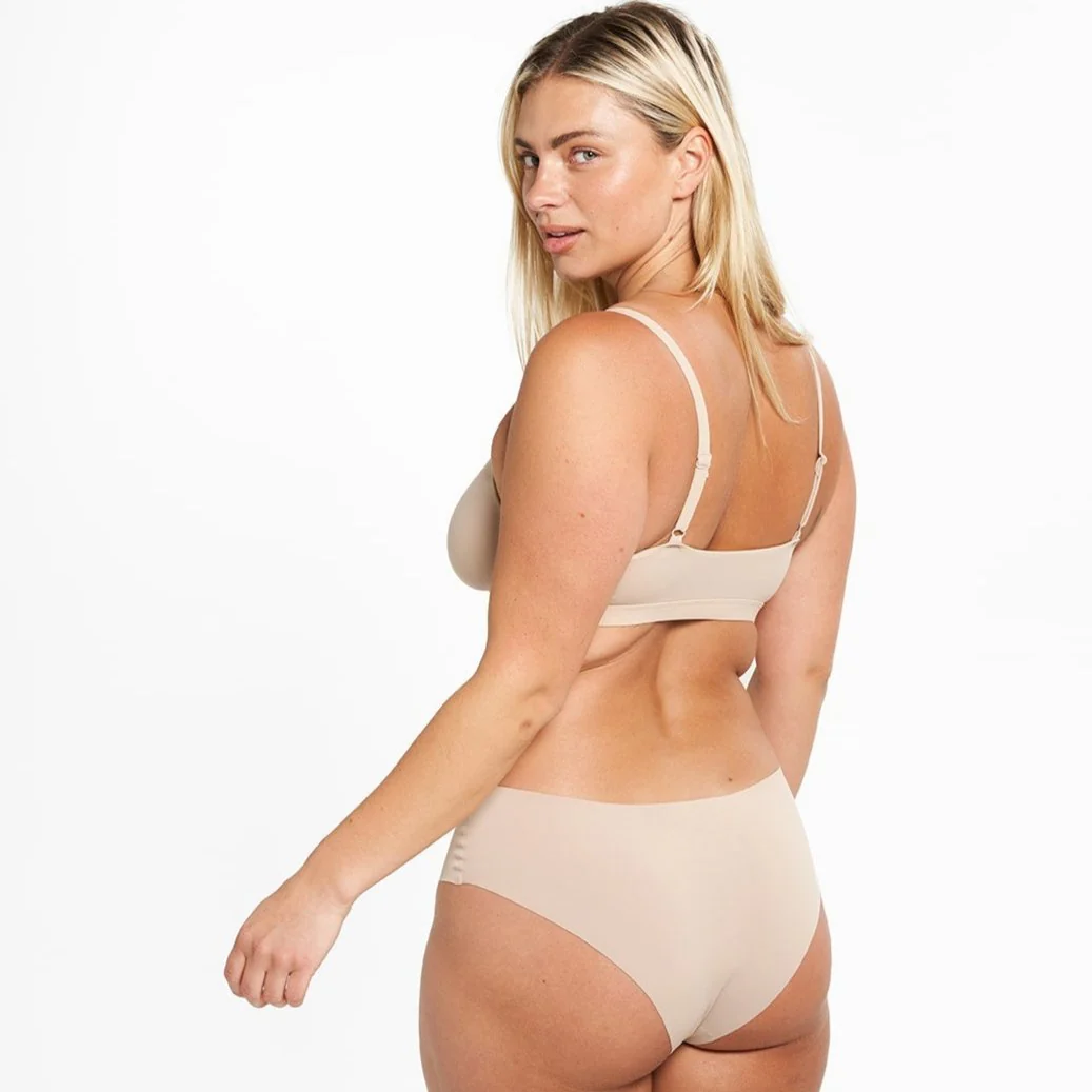 Mid-Rise Cheeky - Seamless Ultrasmooth 2.0 - Latte - Image 4