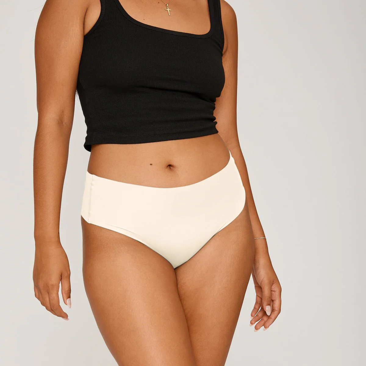 Mid-Rise Thong - Seamless Ultrasmooth 2.0 - Vanilla - Image 4