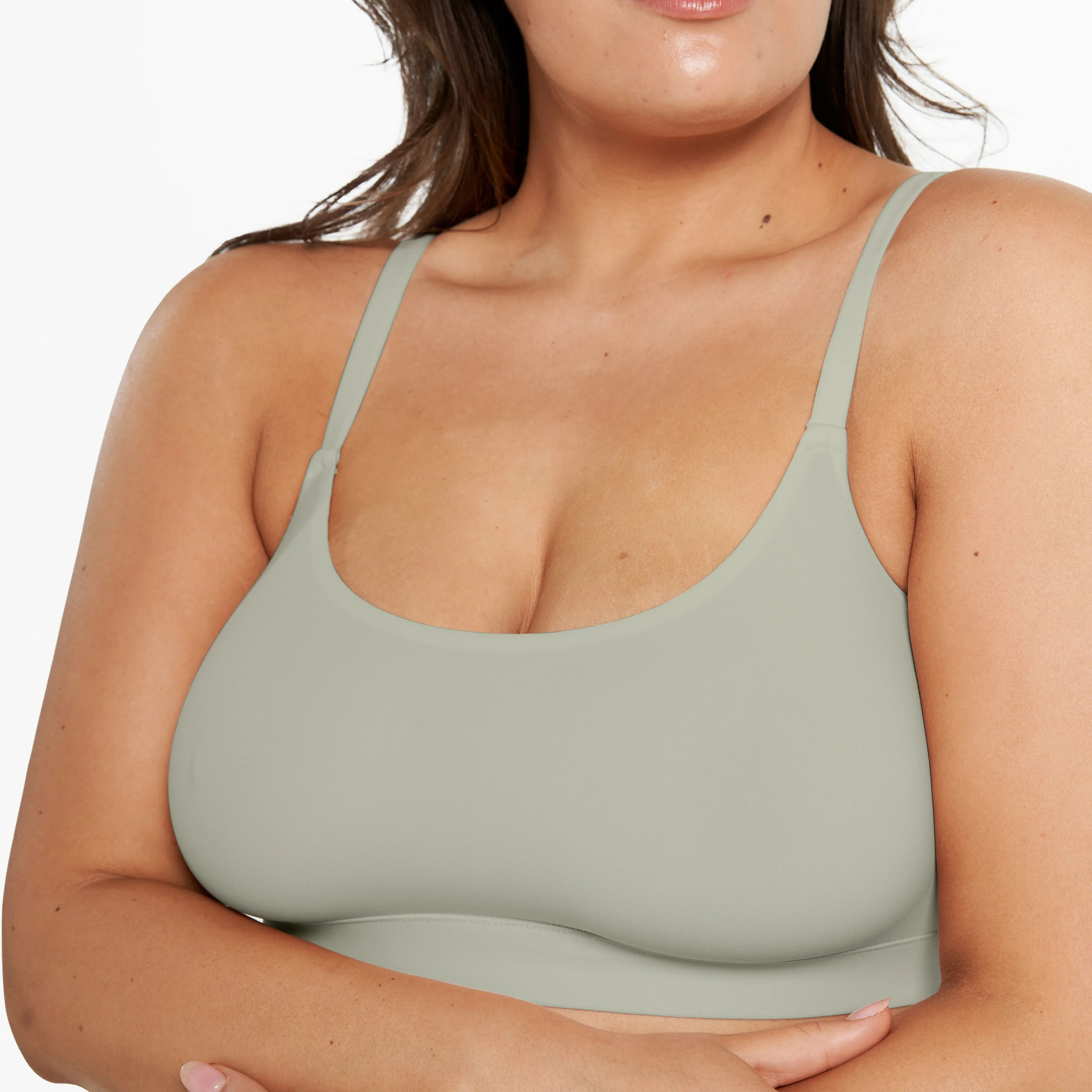 Scoop Bralette - Super Stretch - Moss - Image 3