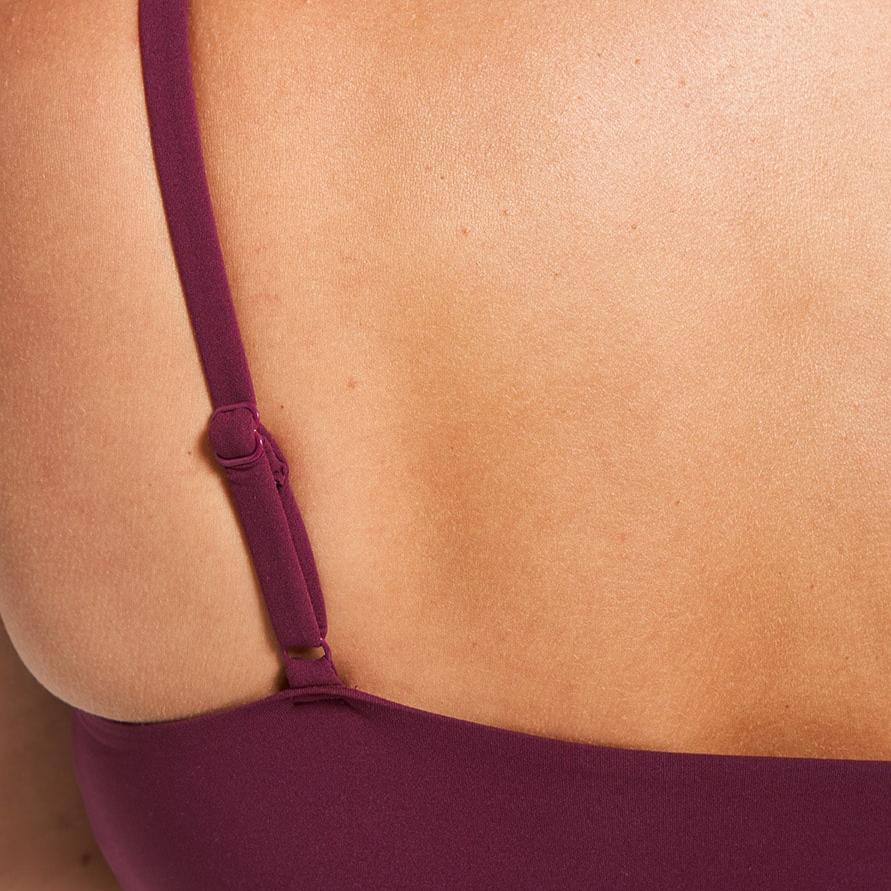 Scoop Bralette - Super Stretch - Shiraz - Image 4