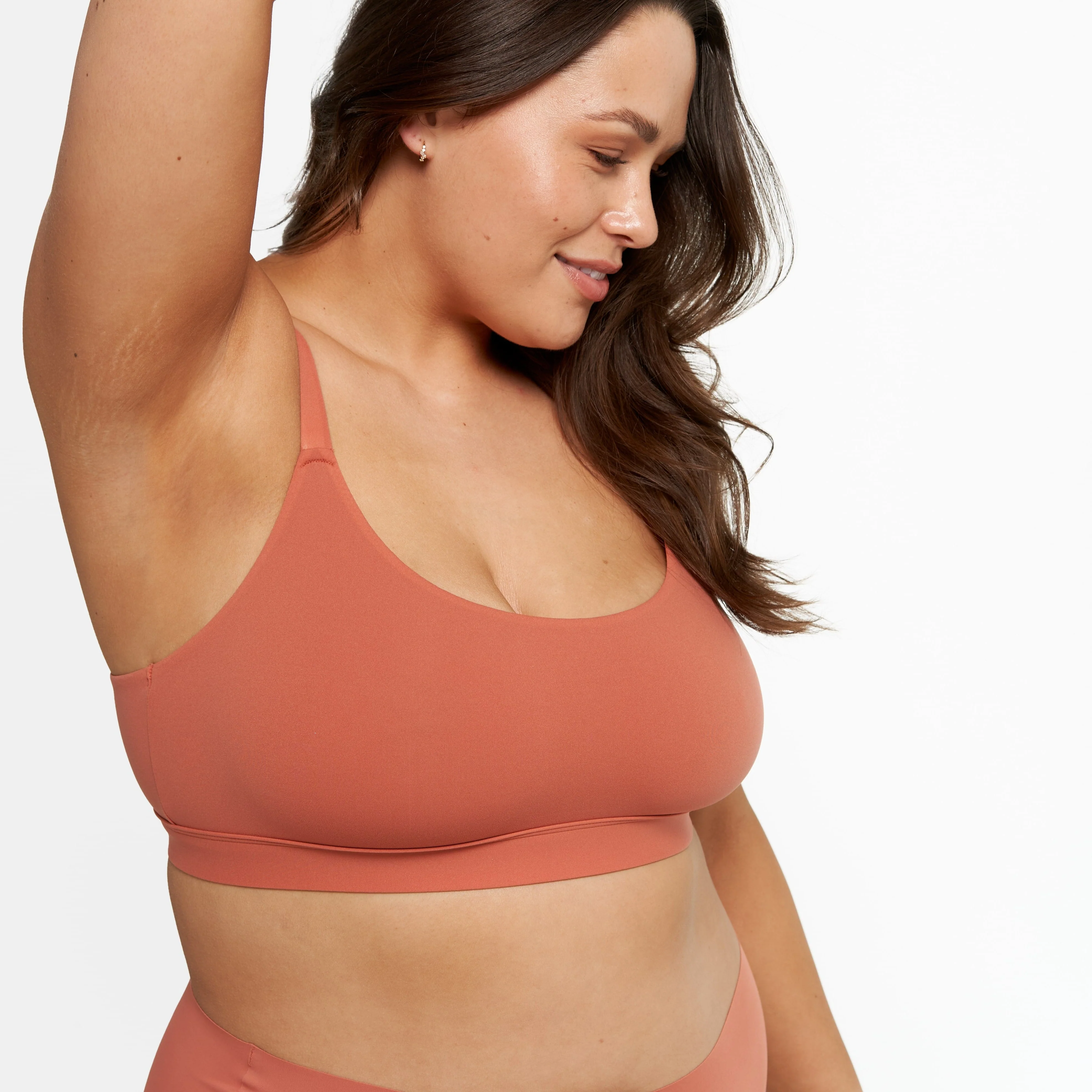 Scoop Bralette - Super Stretch - Spice - Image 3