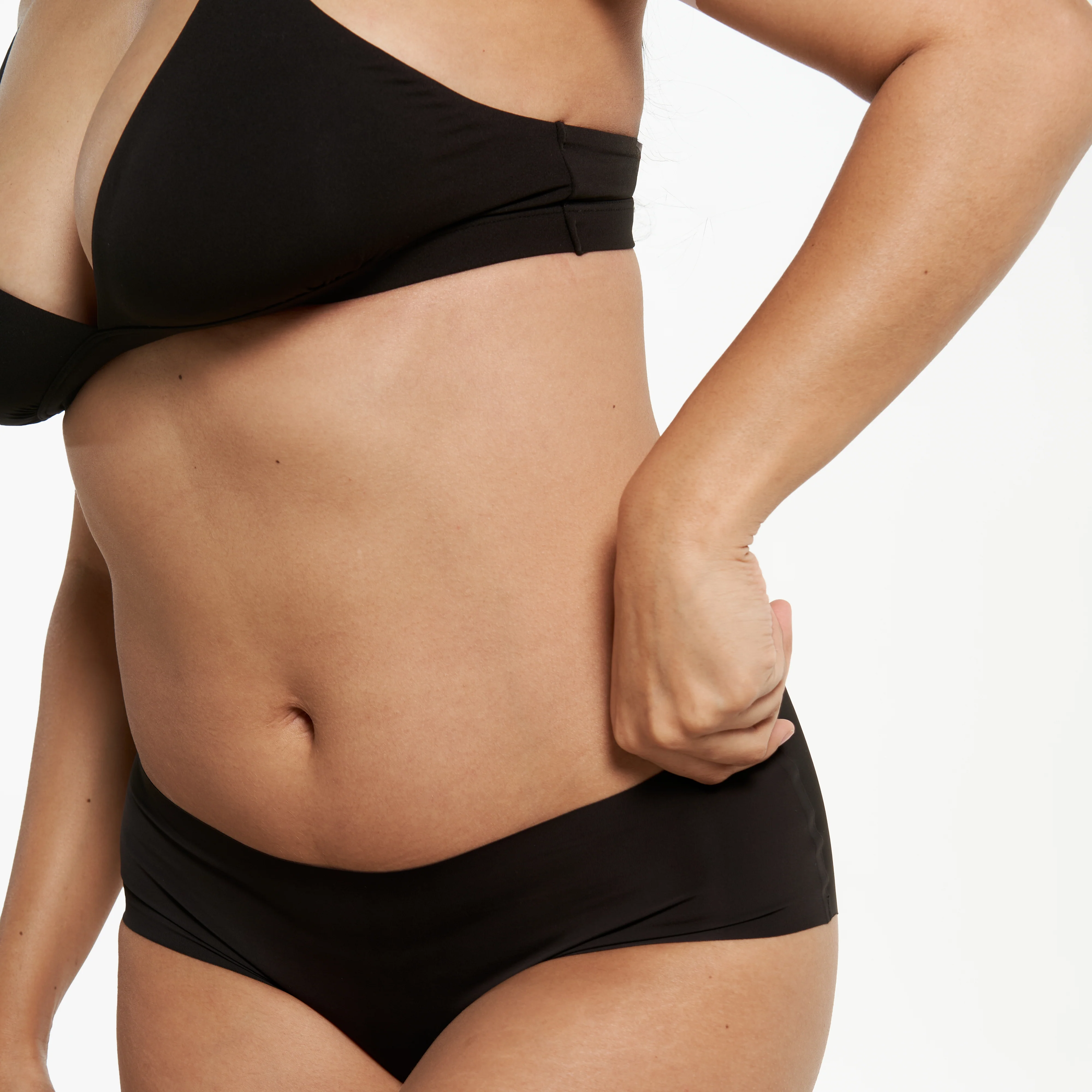 Triangle Bralette - Super Stretch - Black - Image 3