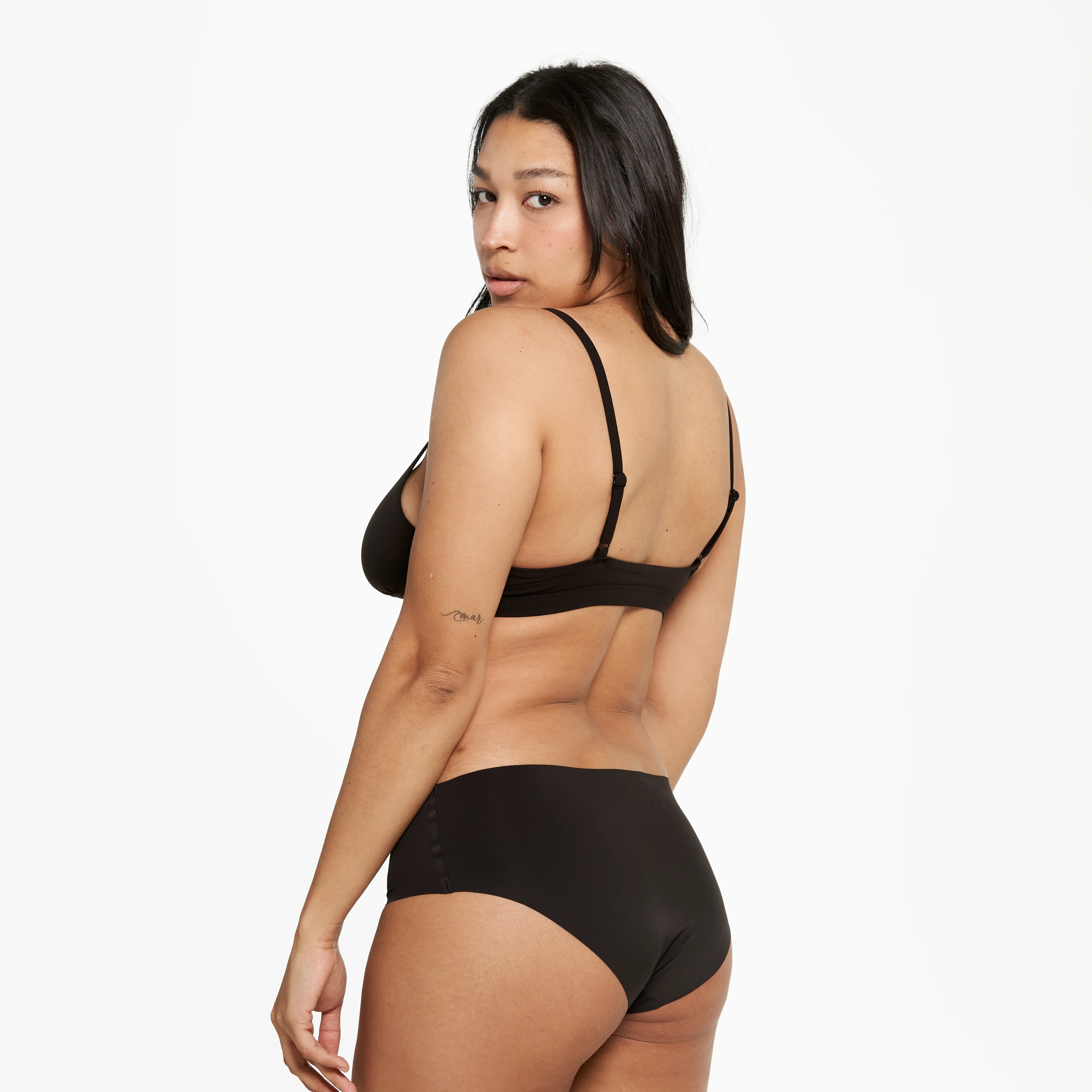 Triangle Bralette - Super Stretch - Black - Image 5