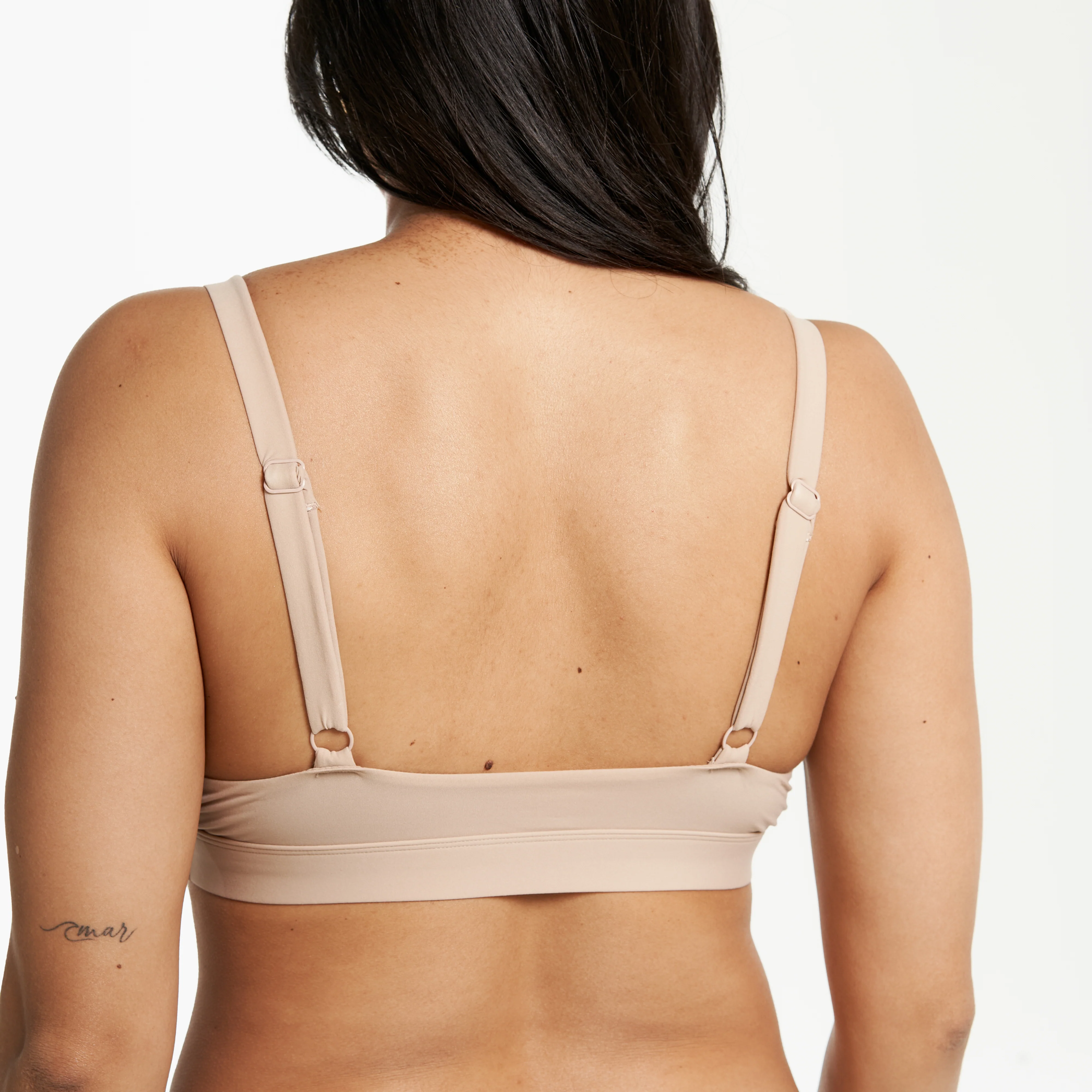 Triangle Bralette - Super Stretch - Latte - Image 3