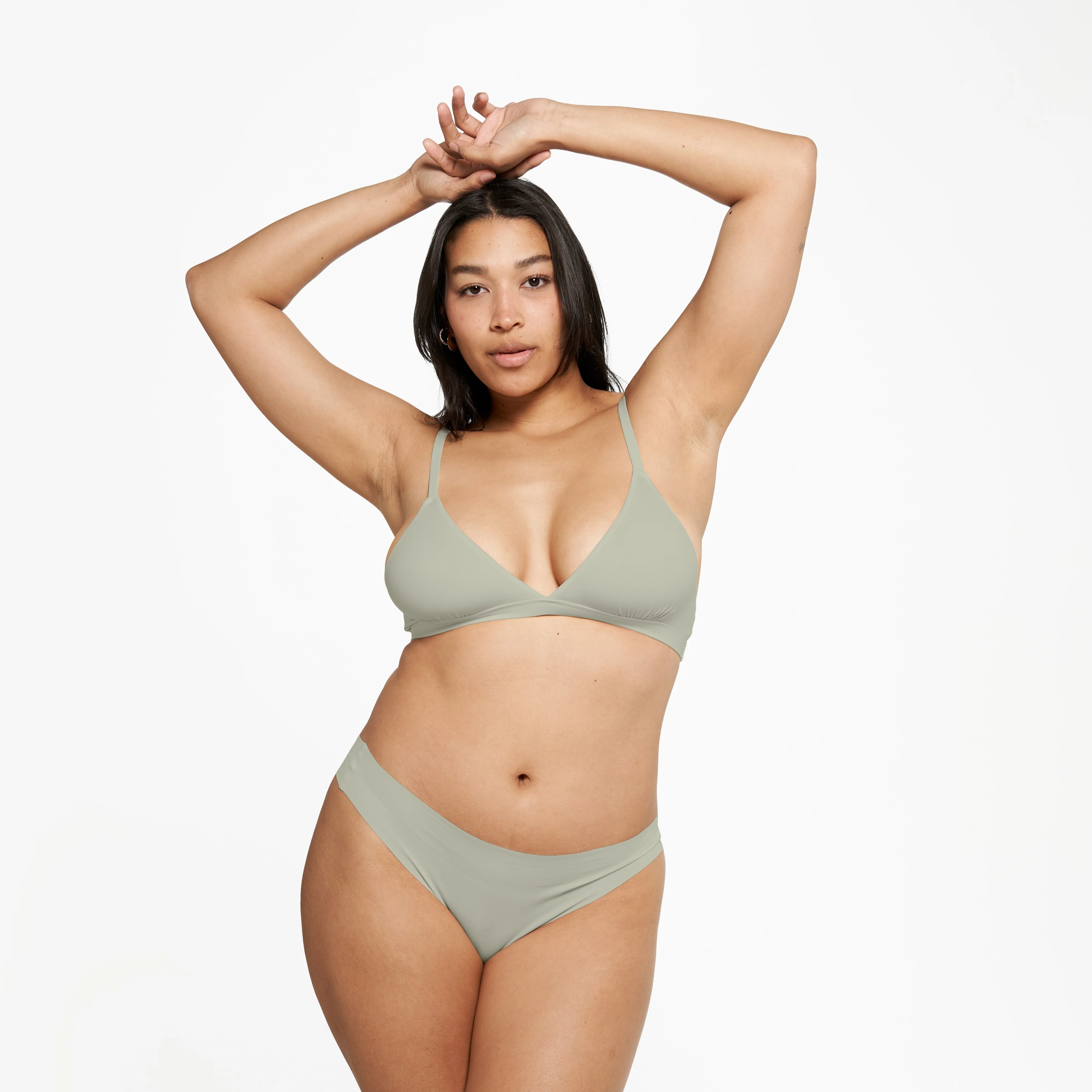 Triangle Bralette - Super Stretch - Moss - Image 3